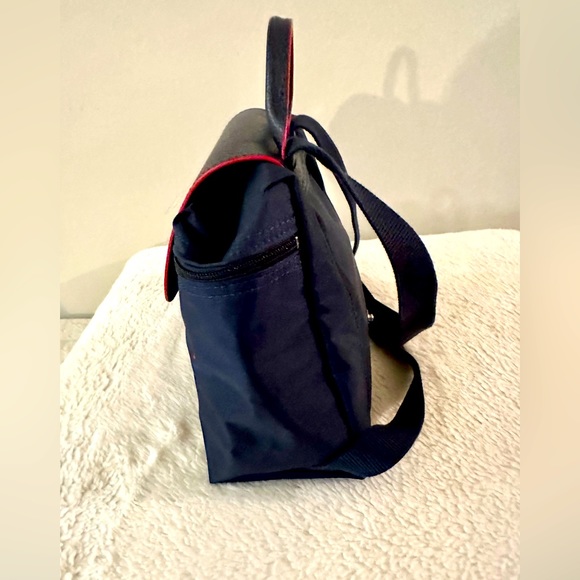 LONGCHAMP Mini Le Pliage Backpack, Navy - Picture 3 of 7
